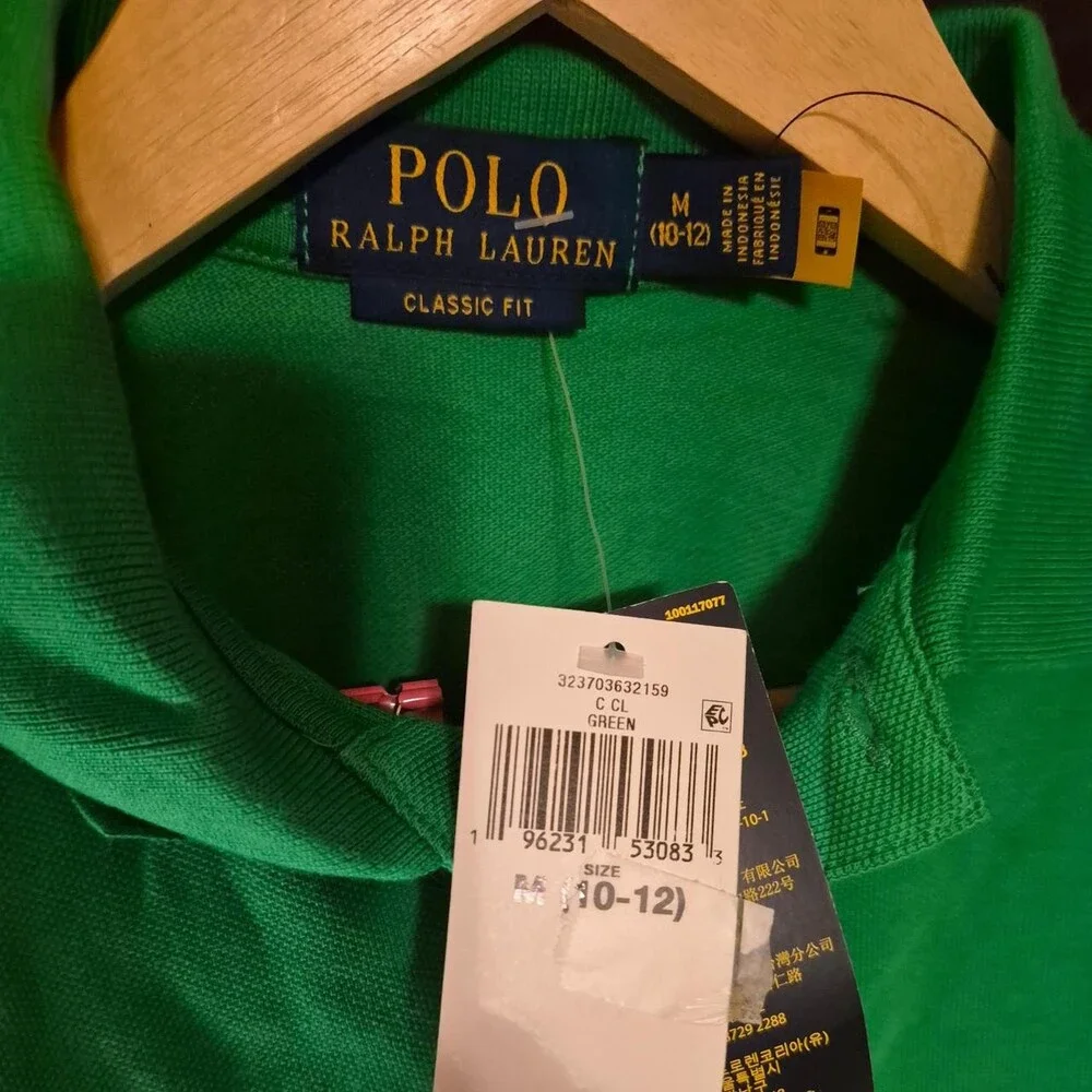 Green Polo Ralph Lauren polo shirt in size M #preppy #classic